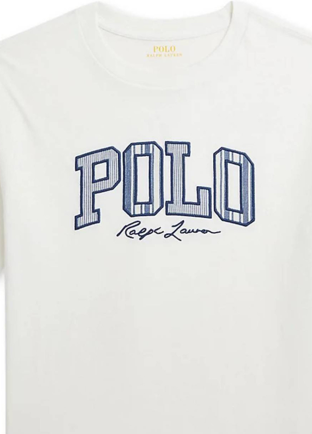 Молочна літня футболка Ralph Lauren