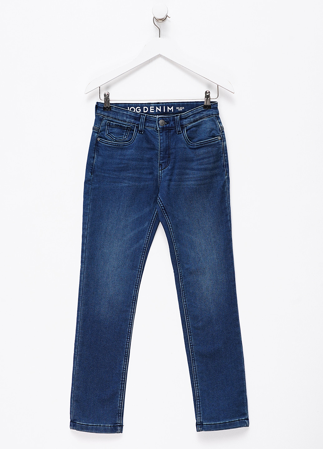 Голубые демисезонные слим джинсы C&A