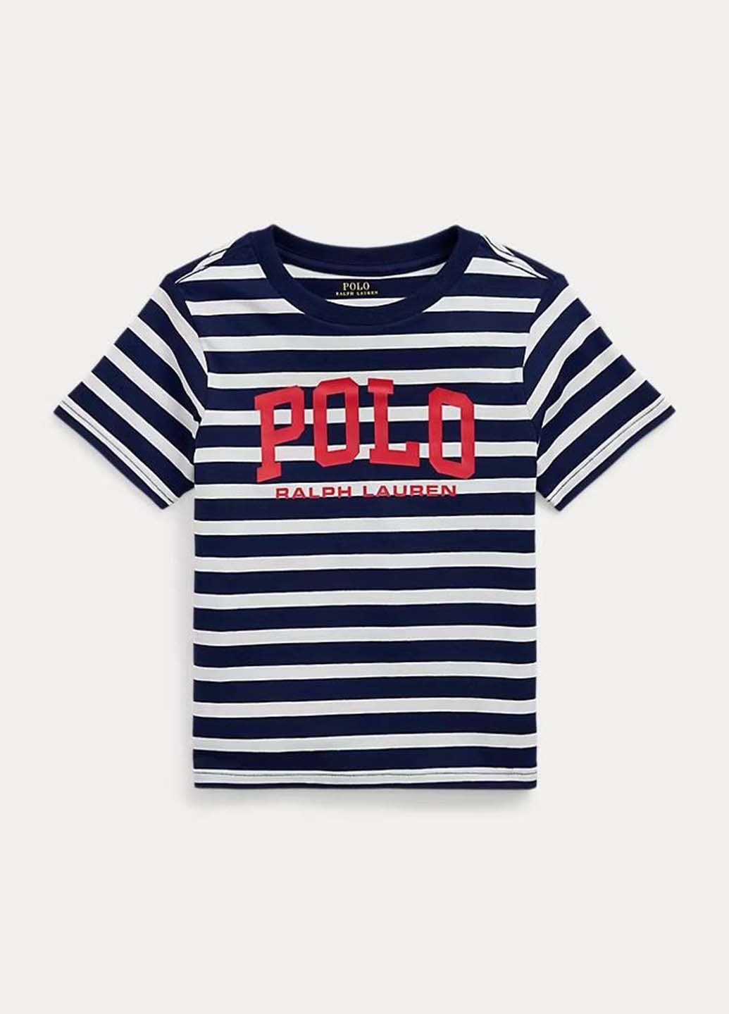 Темно-синя літня футболка Ralph Lauren