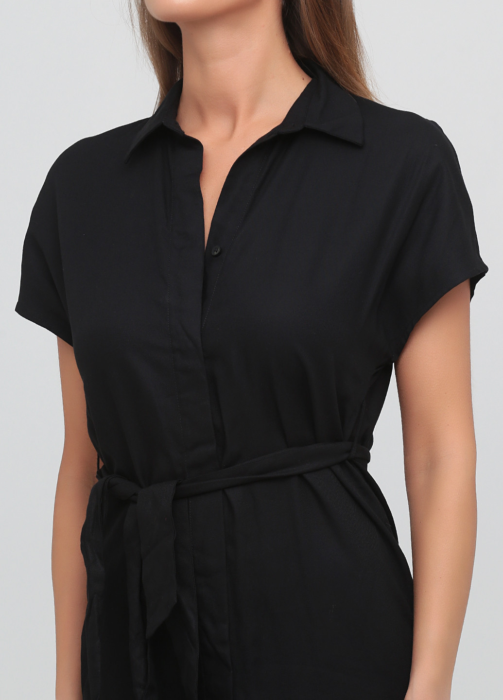 Чорна кежуал сукня сукня-сорочка Monki однотонна