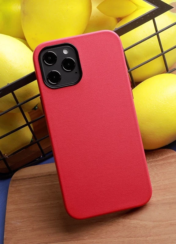 Кожаный чехол Noble Collection для Apple iPhone 12 Pro Max (6.7') Красный (is_00000043602_5) K-Doo (229727750)