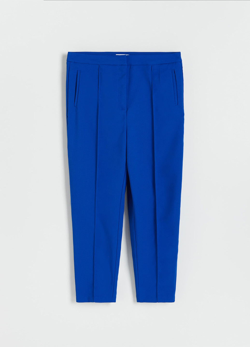 Синие кэжуал демисезонные зауженные брюки Reserved