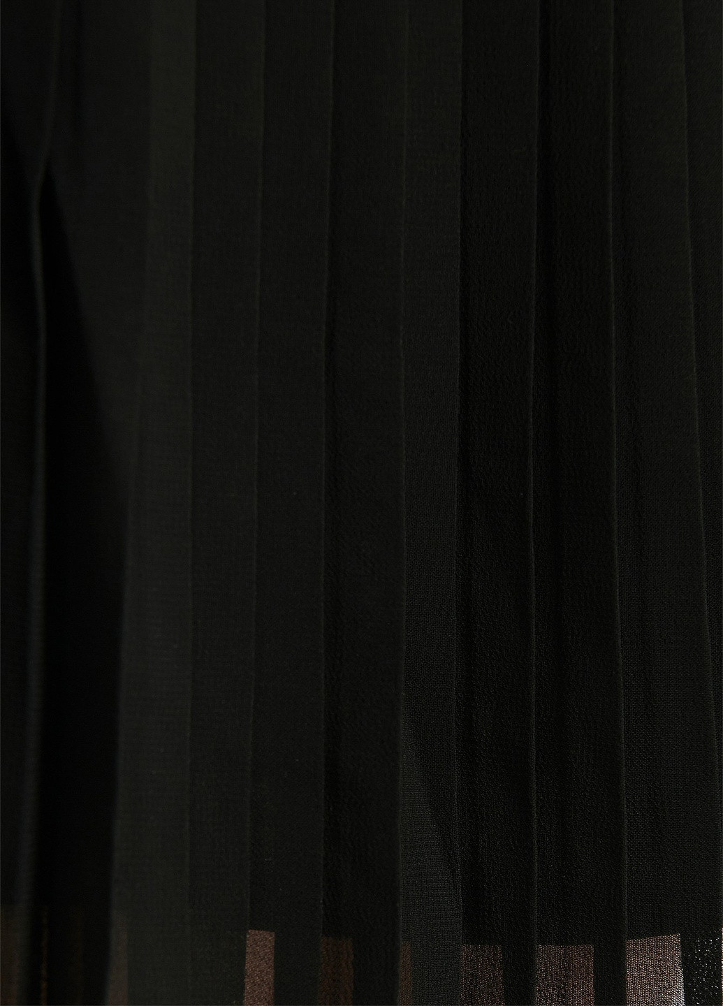 Черная кэжуал однотонная юбка NA-KD плиссе