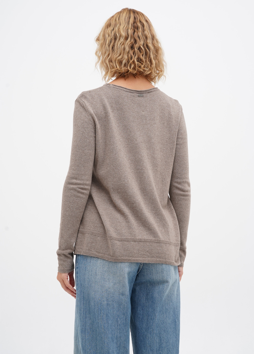 Темно-бежевый демисезонный джемпер джемпер Sassofono