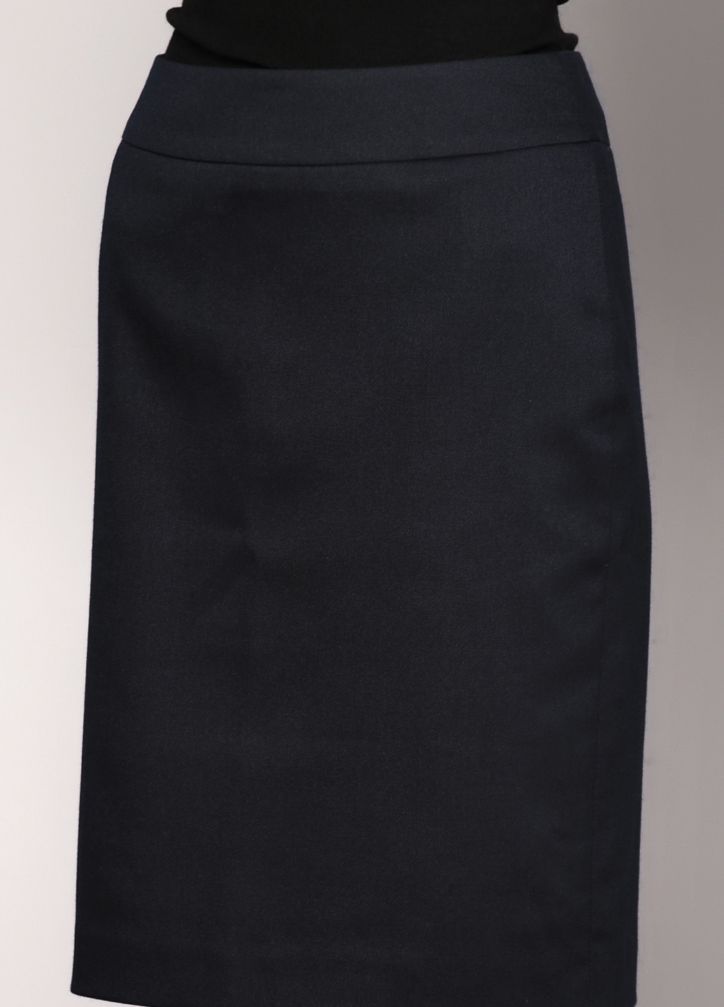 Черная кэжуал однотонная юбка Jhiva со средней талией