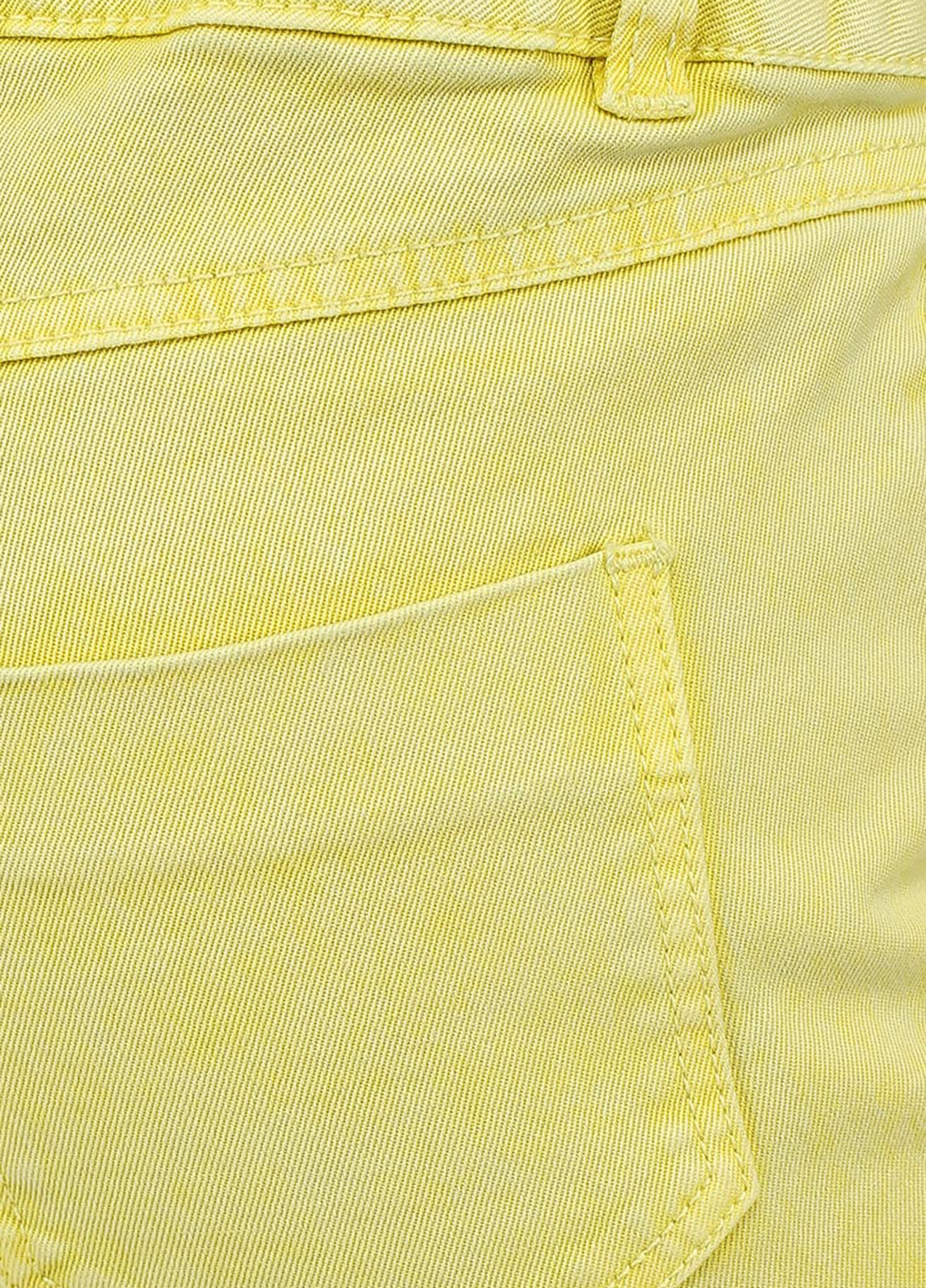 Лимонные кэжуал демисезонные зауженные брюки Ichi