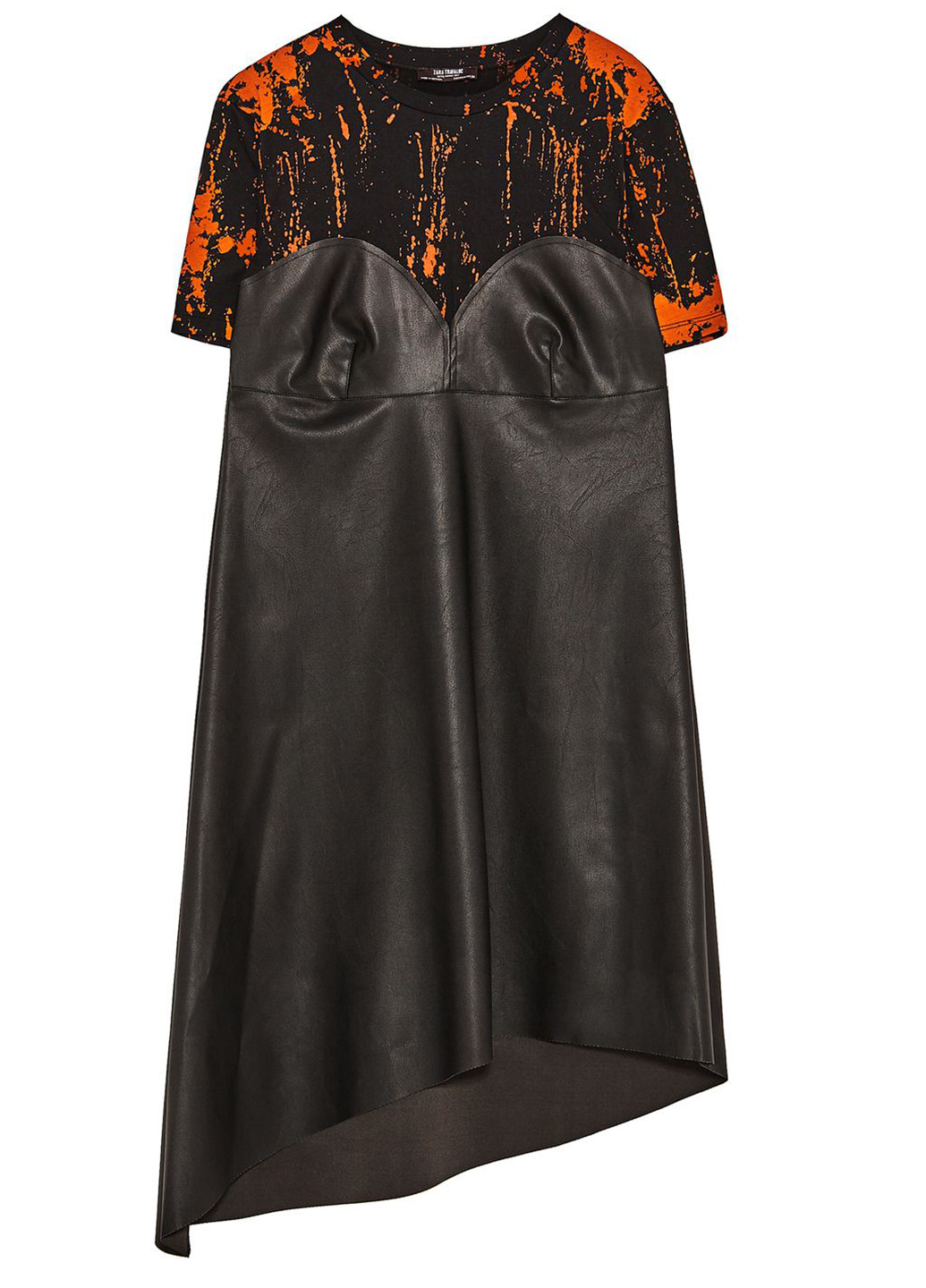 Чорна кежуал платье Zara однотонна