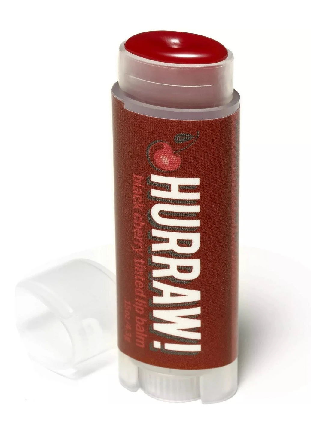 Бальзам для губ Black Cherry Tinted Lip Balm 4,8 г Hurraw! (256353715)