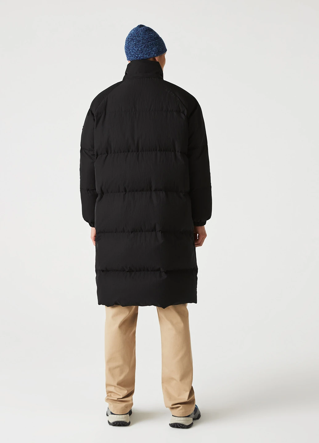 Черный зимний Пуховик Lacoste