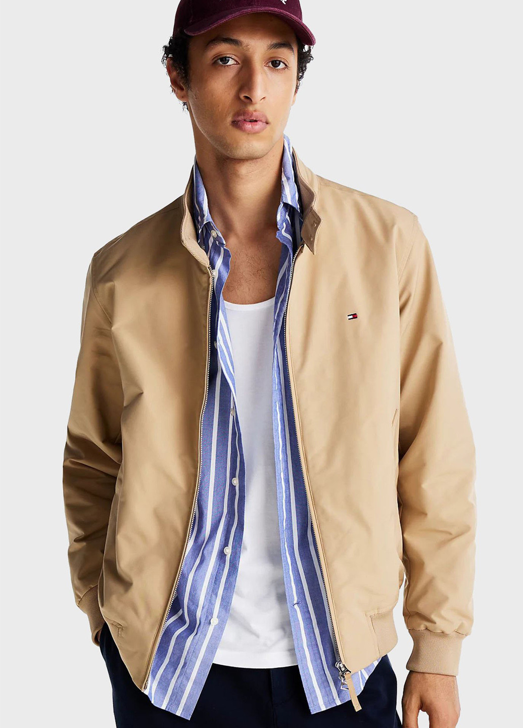 Бежева демісезонна куртка Tommy Hilfiger
