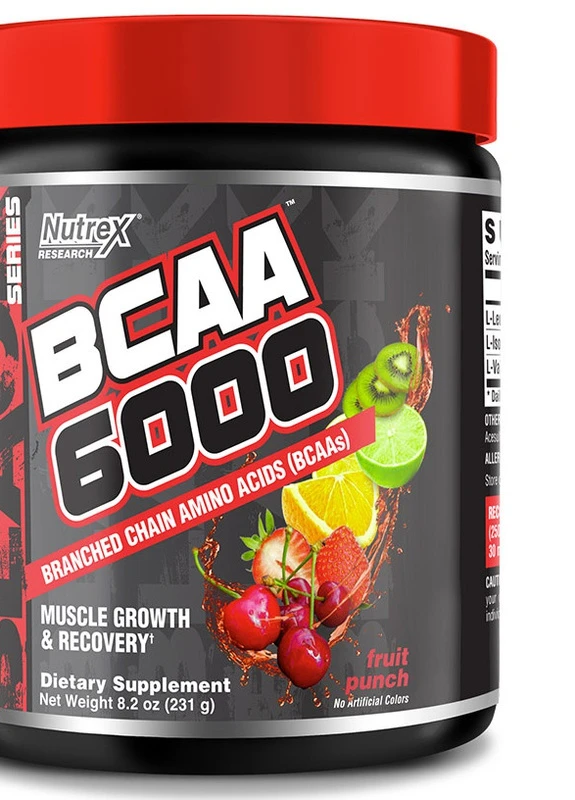 Аминокислоты BCAA 6000 225g (Fruit Punch) Nutrex (254371809)