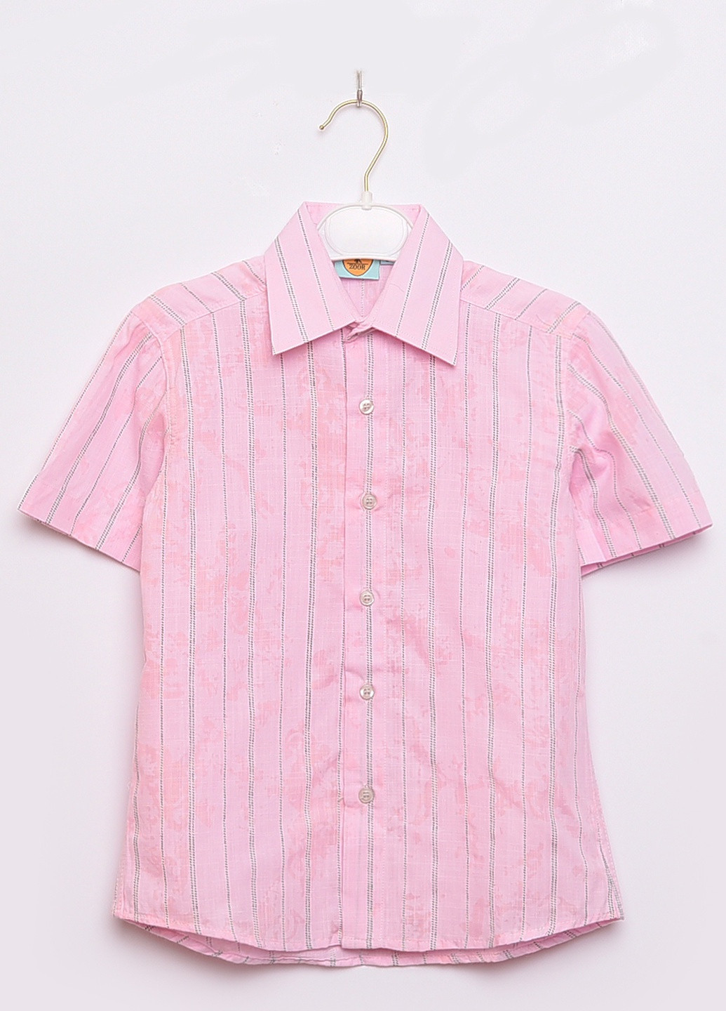 Сорочка дитяча хлопчик рожева Let's Shop (253909946)