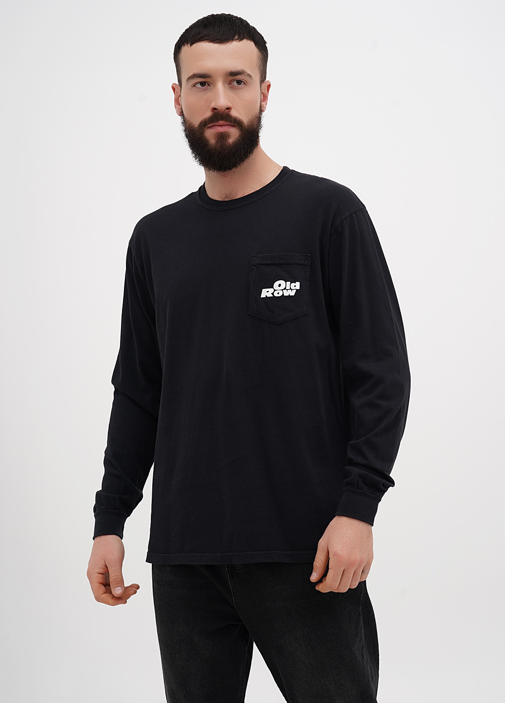 Лонгслів Comfort Colors малюнок чорний кежуали бавовна