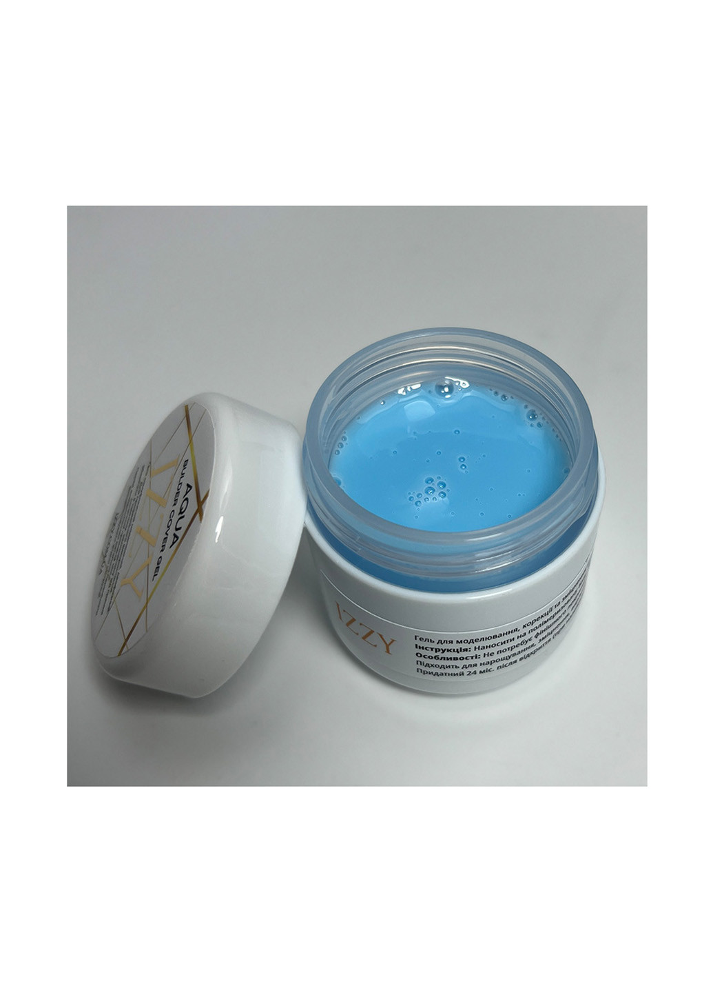 Гель для наращивания ногтей Cover Aqua, 40 г Izzy (363030596)