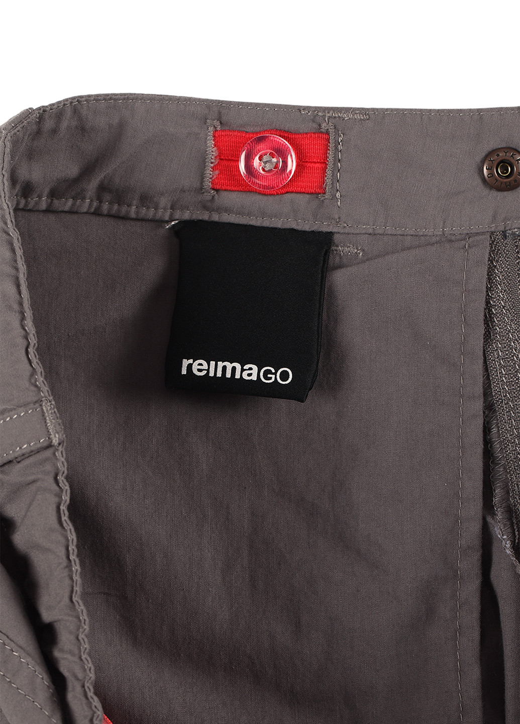 Серые кэжуал демисезонные брюки прямые Reima