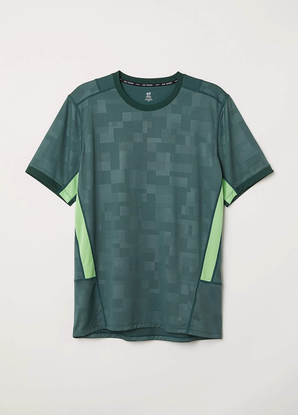 Зеленая футболка H&M
