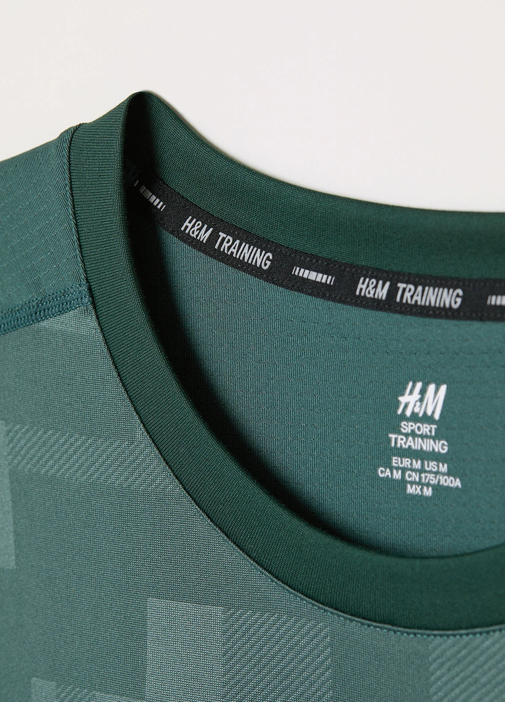Зеленая футболка H&M
