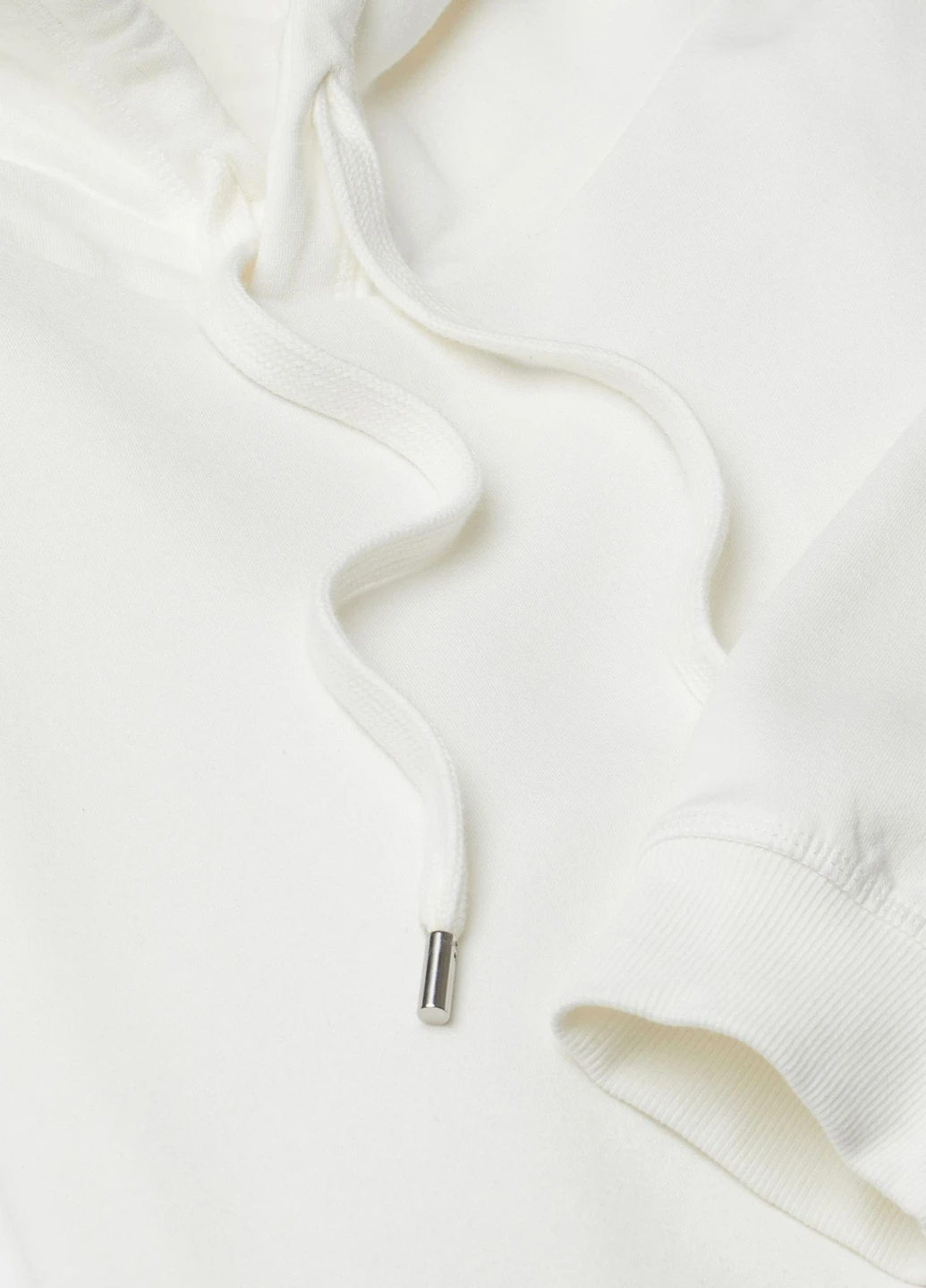Худі фліс,молочний, H&M Basic (255170687)