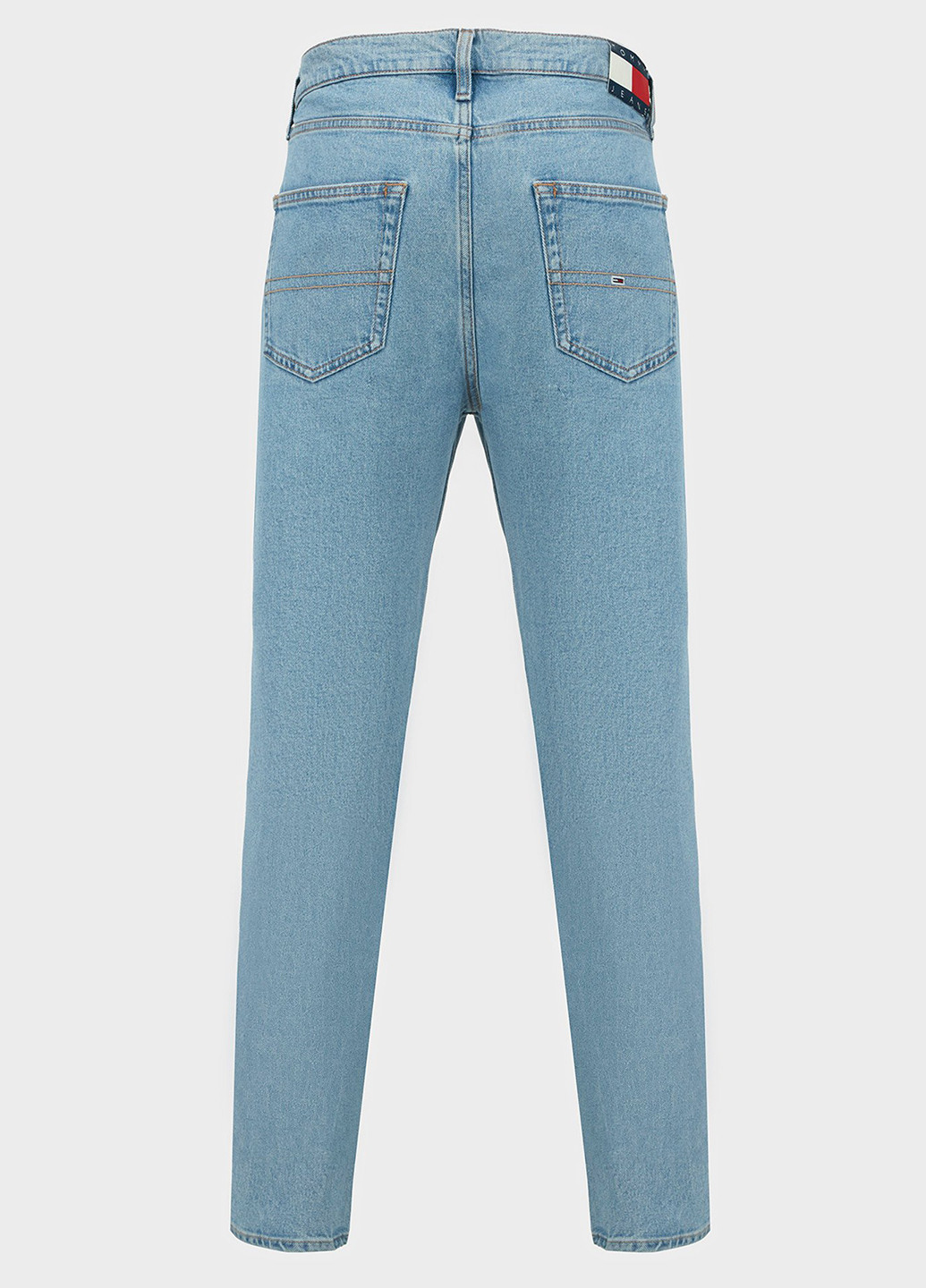 Синие демисезонные зауженные джинсы Tommy Jeans