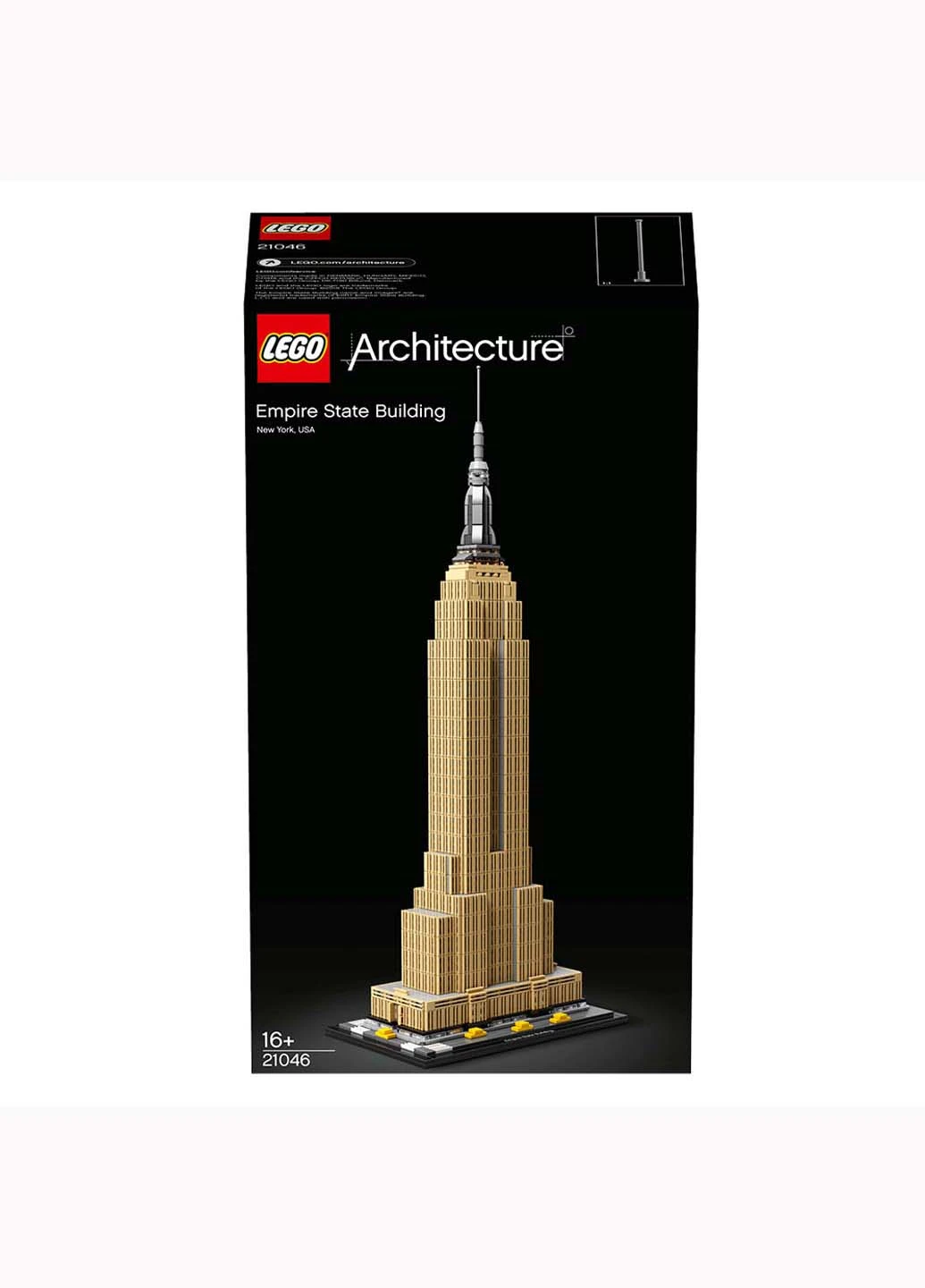 Конструктор Lego Architecture Эмпайр стейт билдинг 1767 деталей (207383316)
