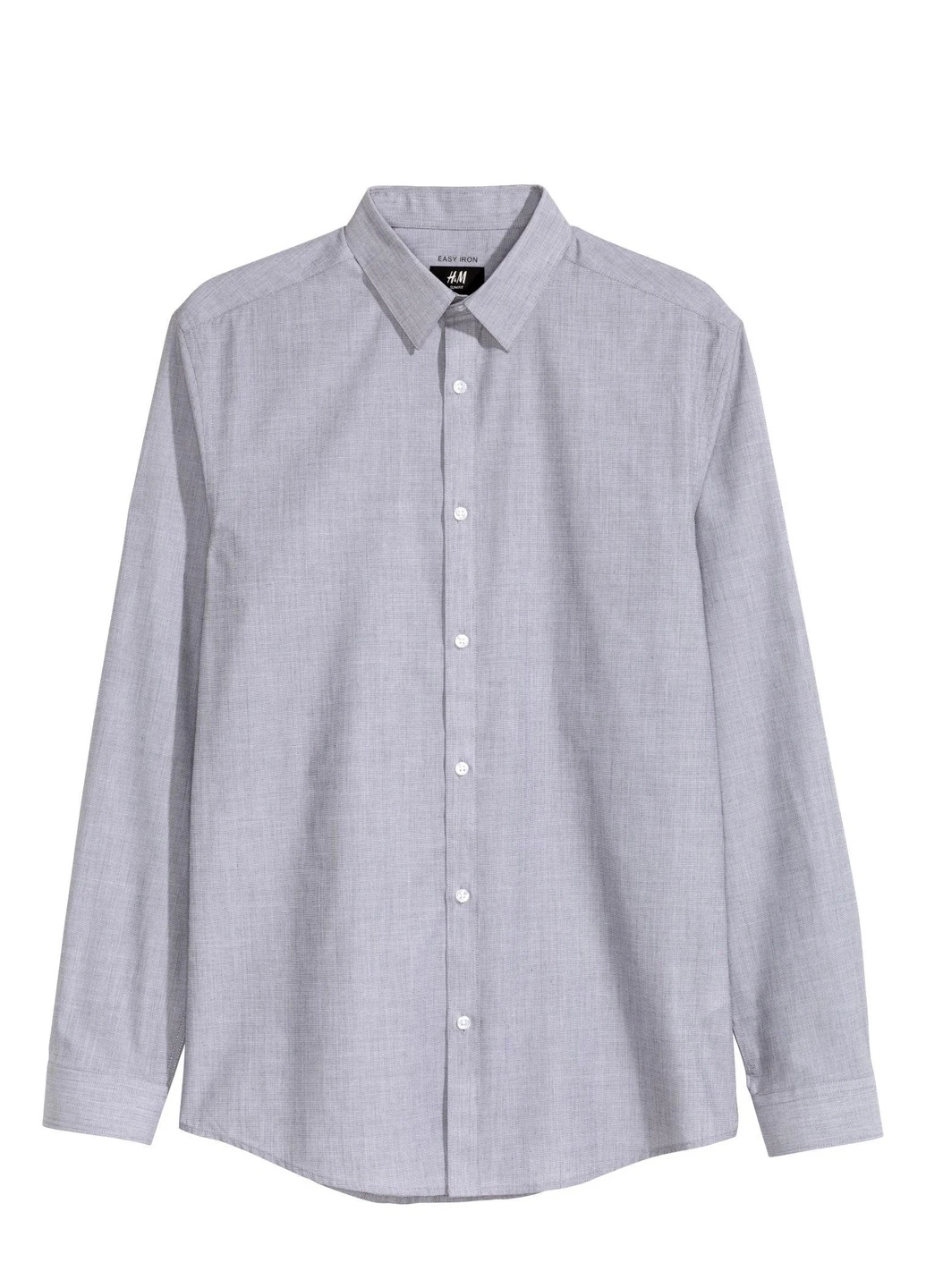 Светло-синяя рубашка H&M
