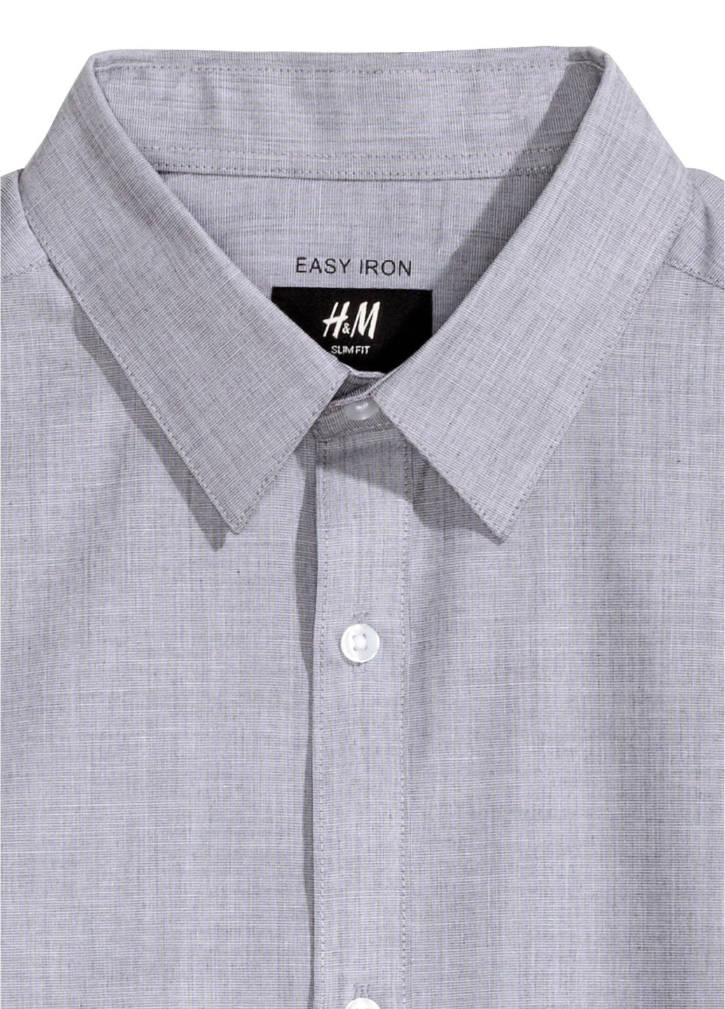 Светло-синяя рубашка H&M