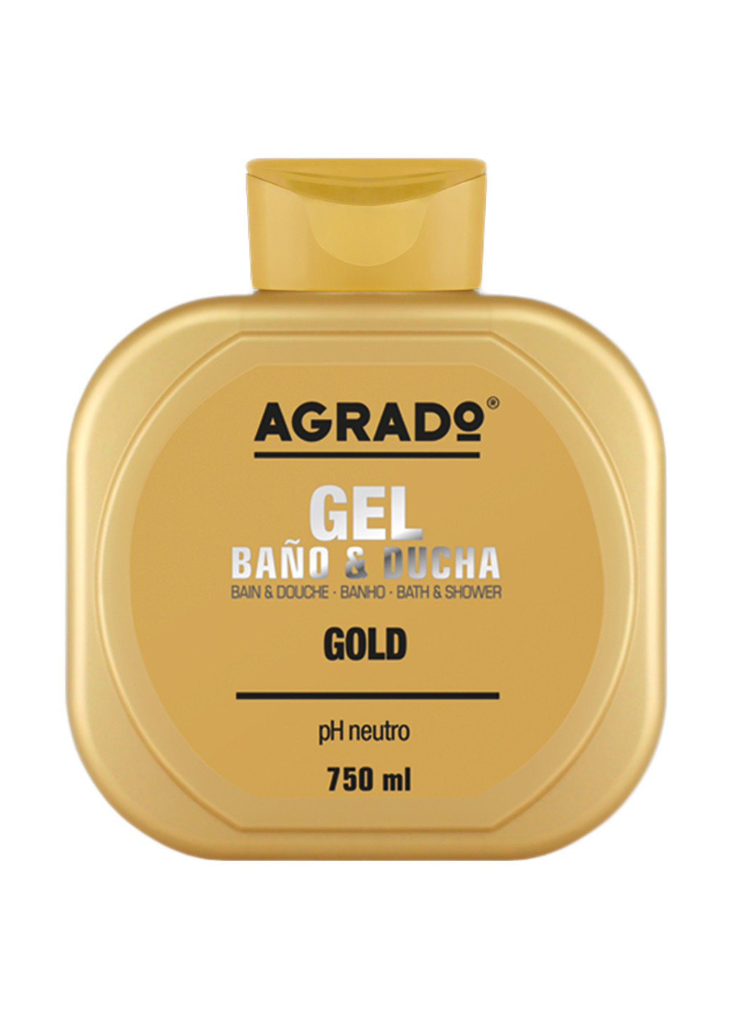 Гель для ванни та душа Gold, 750 мл Agrado (162580900)