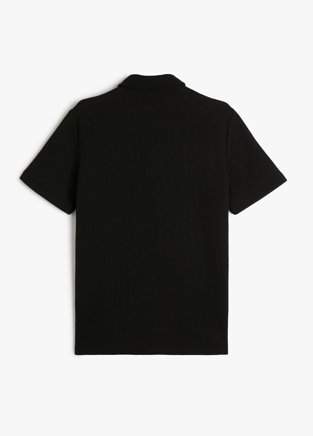 Черная футболка-поло для мужчин KOTON однотонная