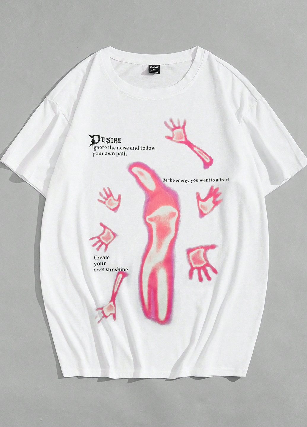 Біла футболка SHEIN