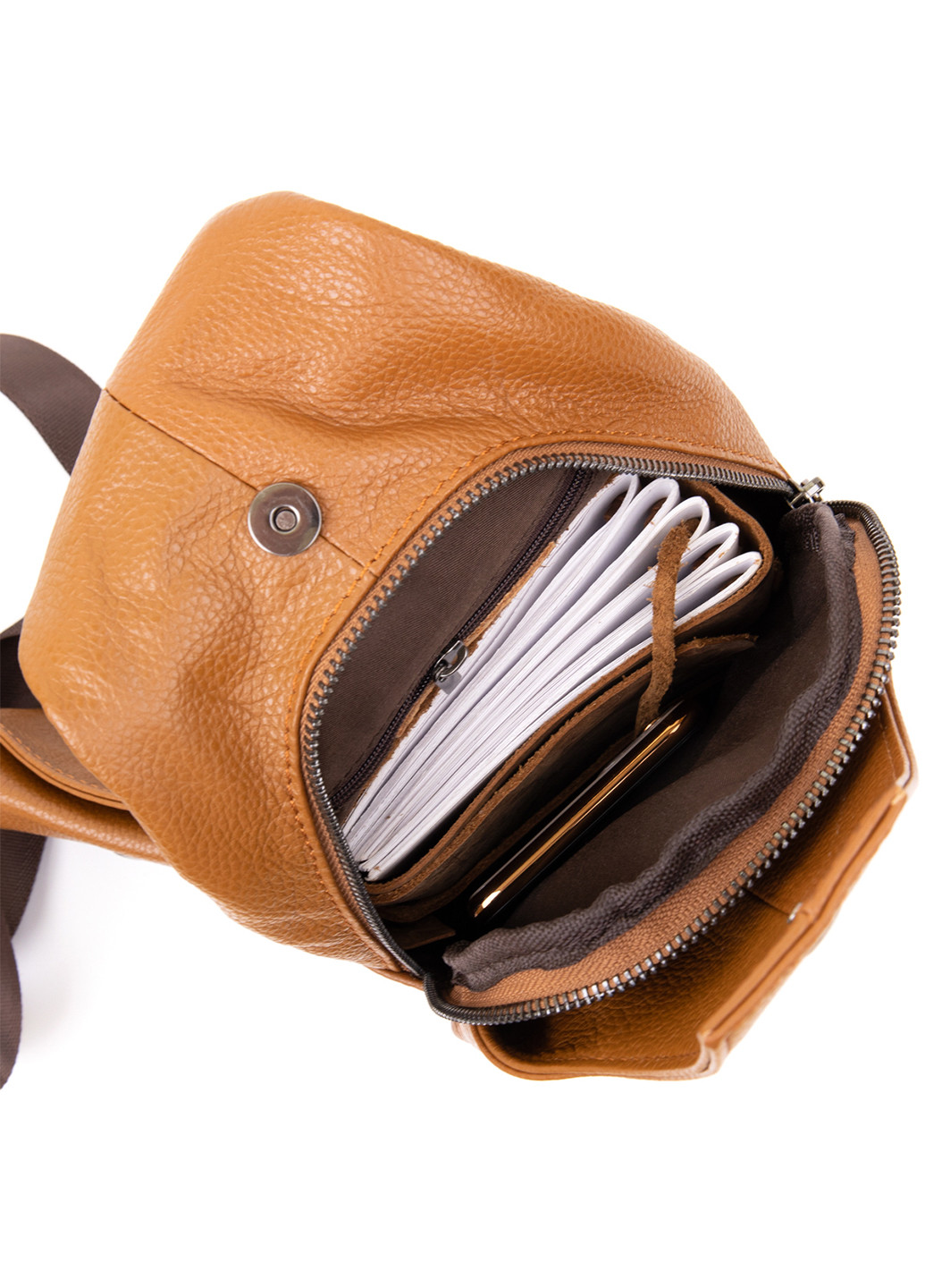 Чоловіча шкіряна сумка 16,5х31,5х6,3 см Vintage (232989839)