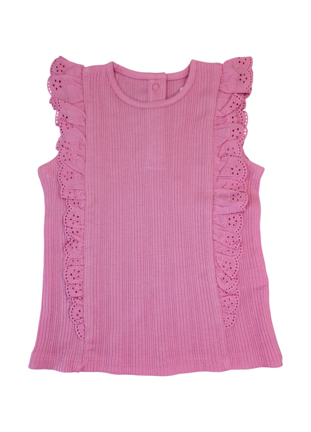 Темно-розовая летняя футболка C&A