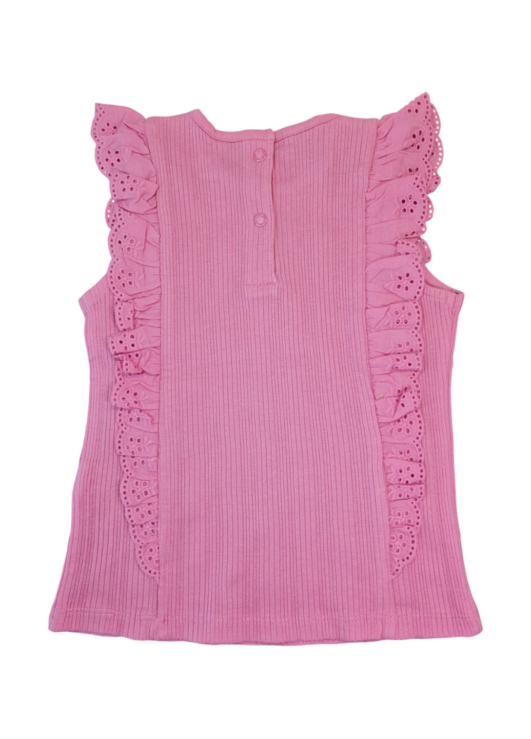 Темно-розовая летняя футболка C&A