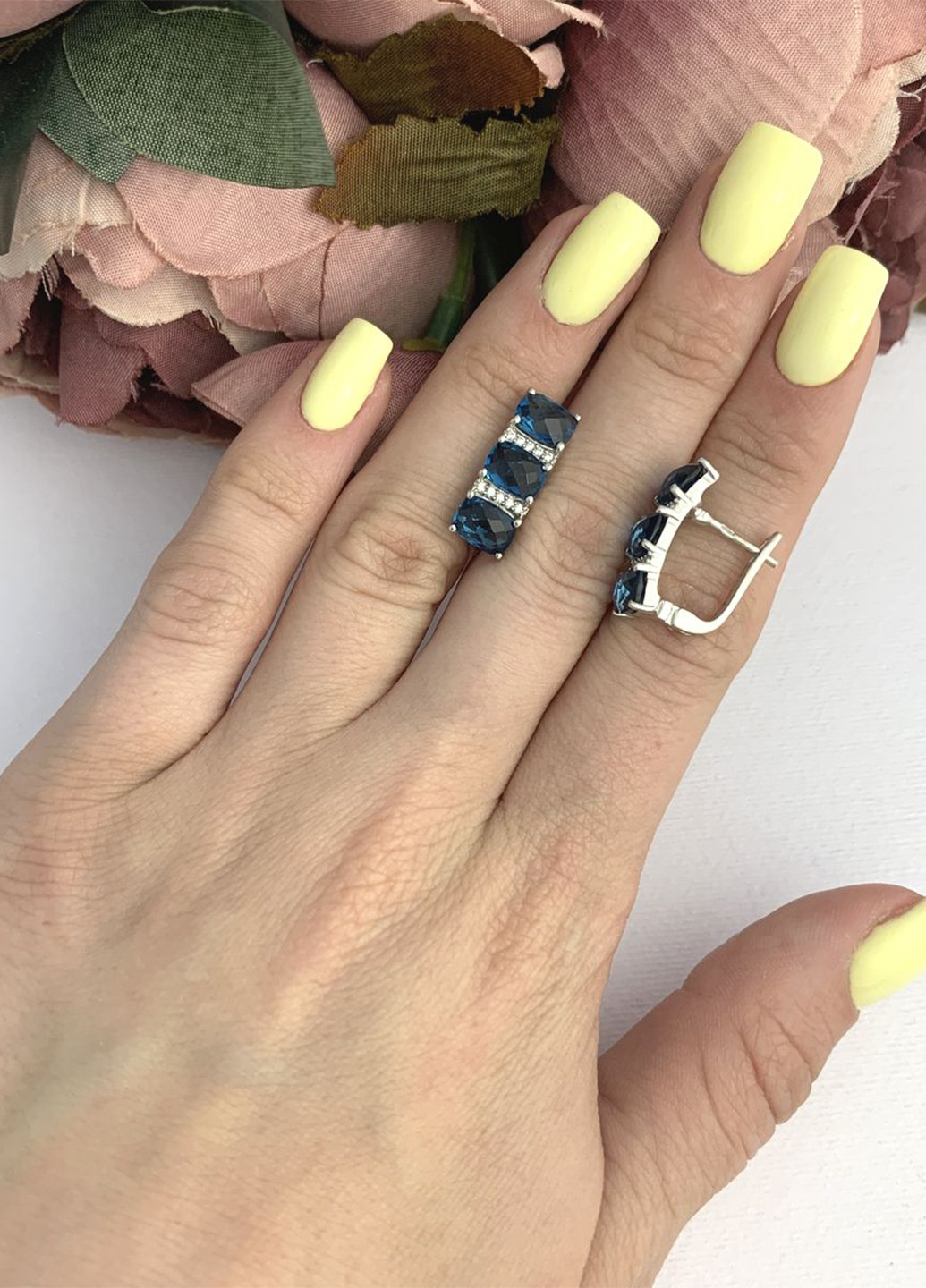 Сережки Silver Flame (233794105)