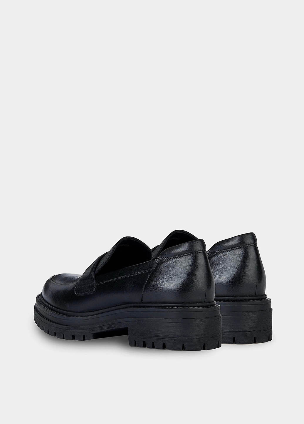 Geox Туфли лоферы черный з натуральная кожа, италия — демисезон (330222103)