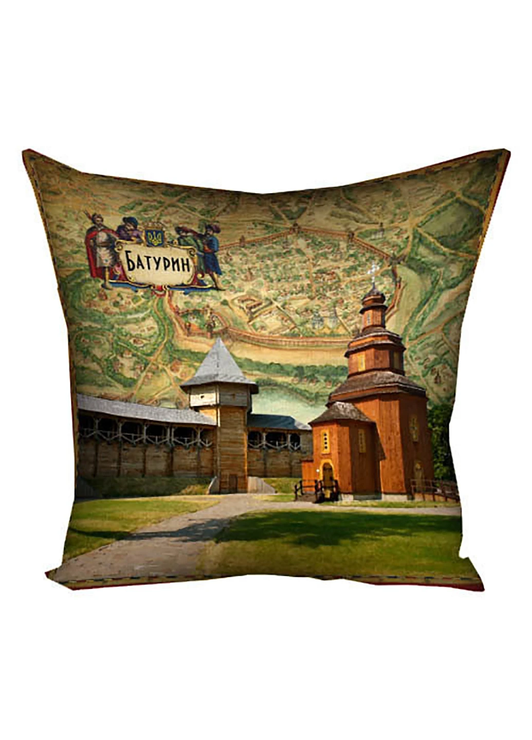 Подушка з принтом 40х40 см Presentville (251394589)