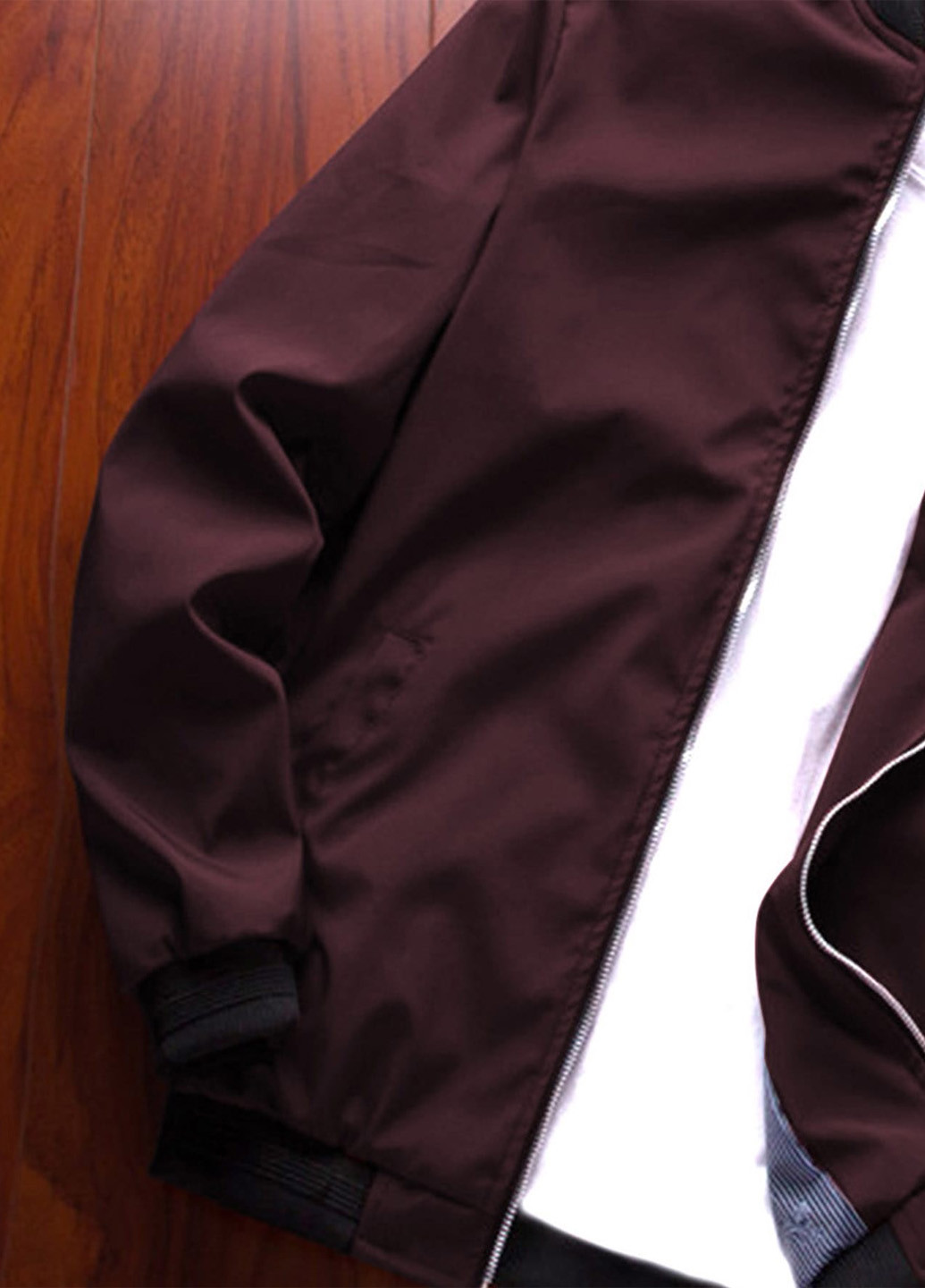 Бомбер SHEIN пилот (авиатор) на молнии (341286508)