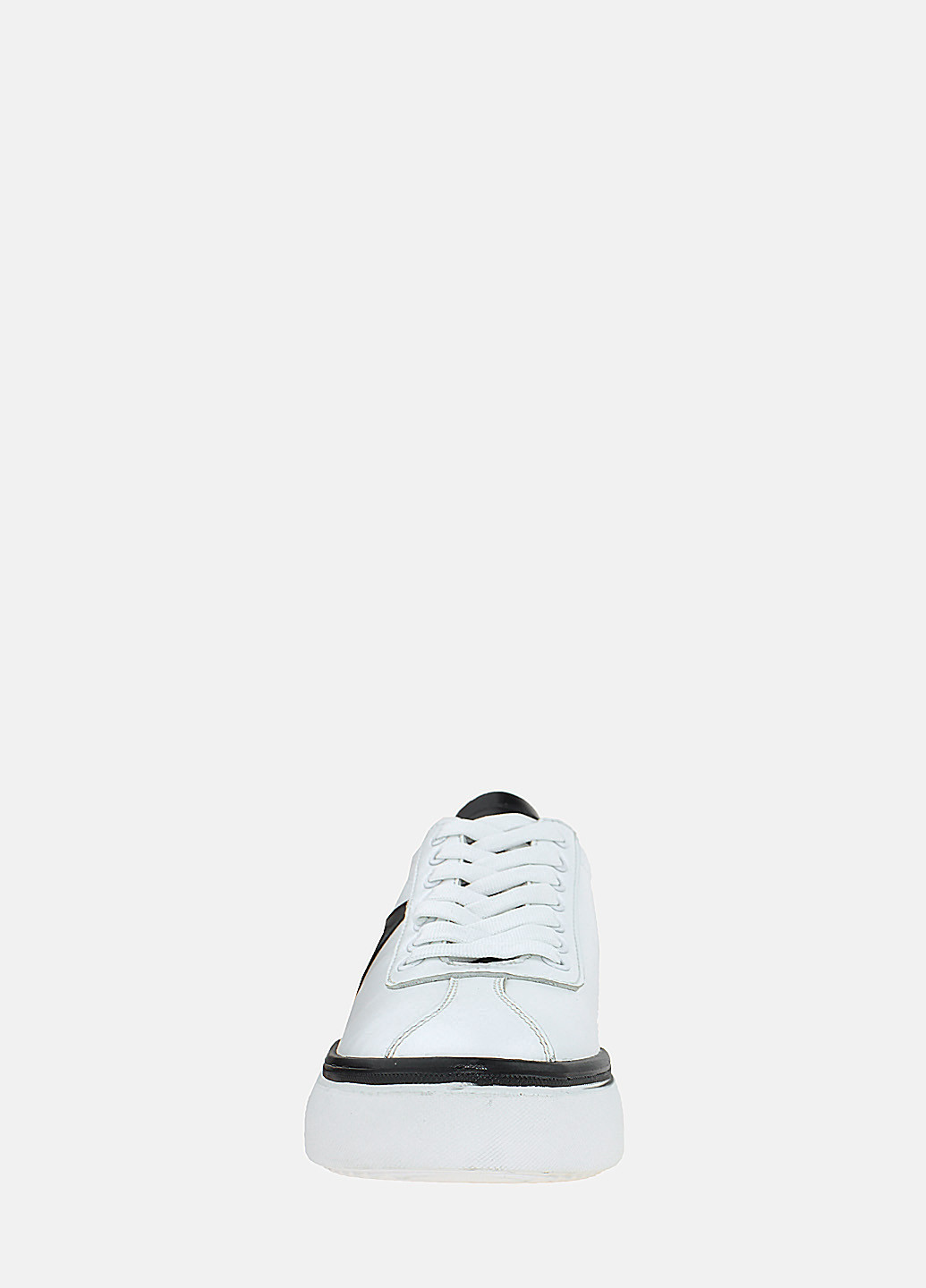 Кольорові кеди re2608 білий-чорний El passo