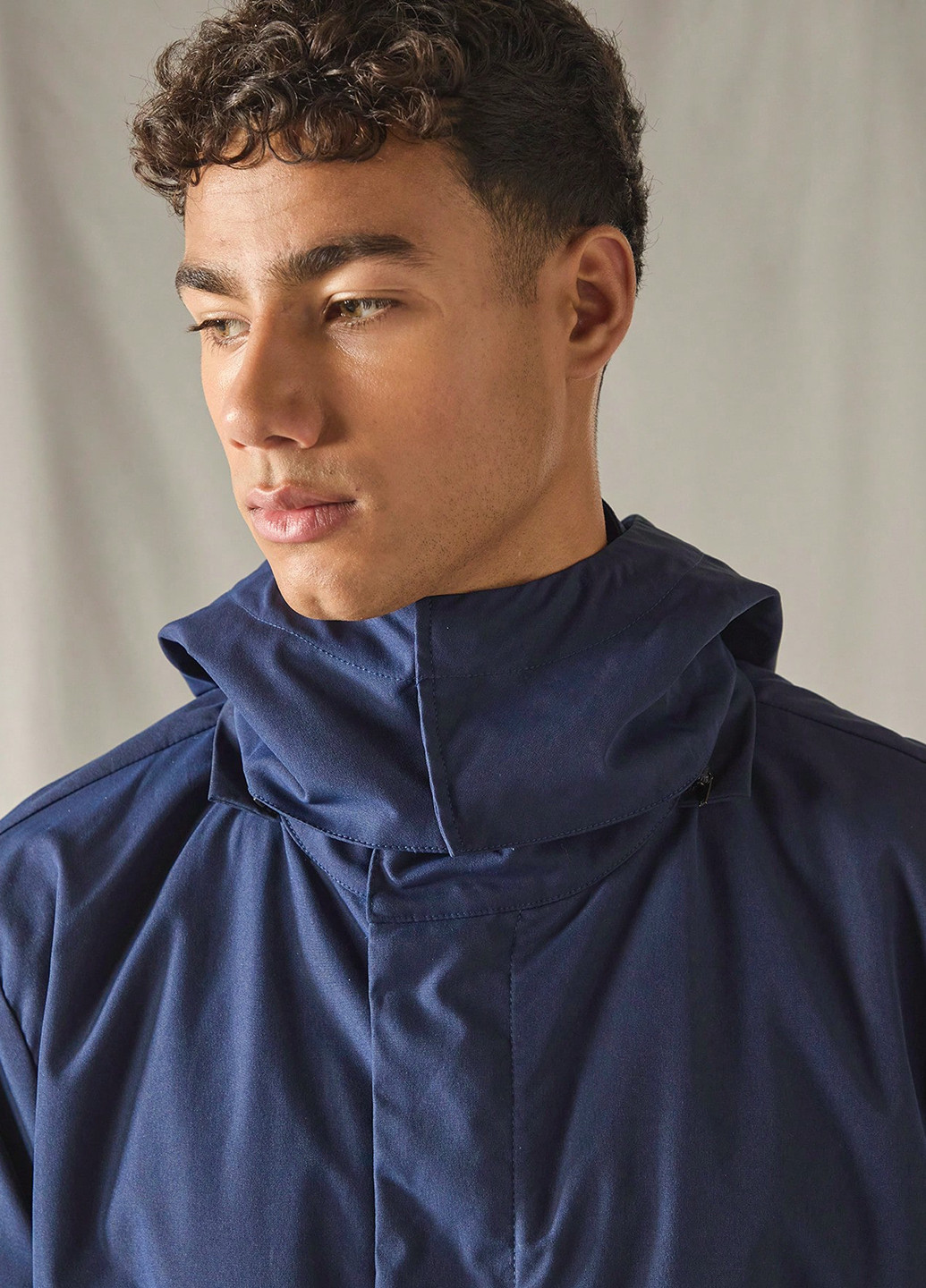 Синя демісезонна куртка SHEIN