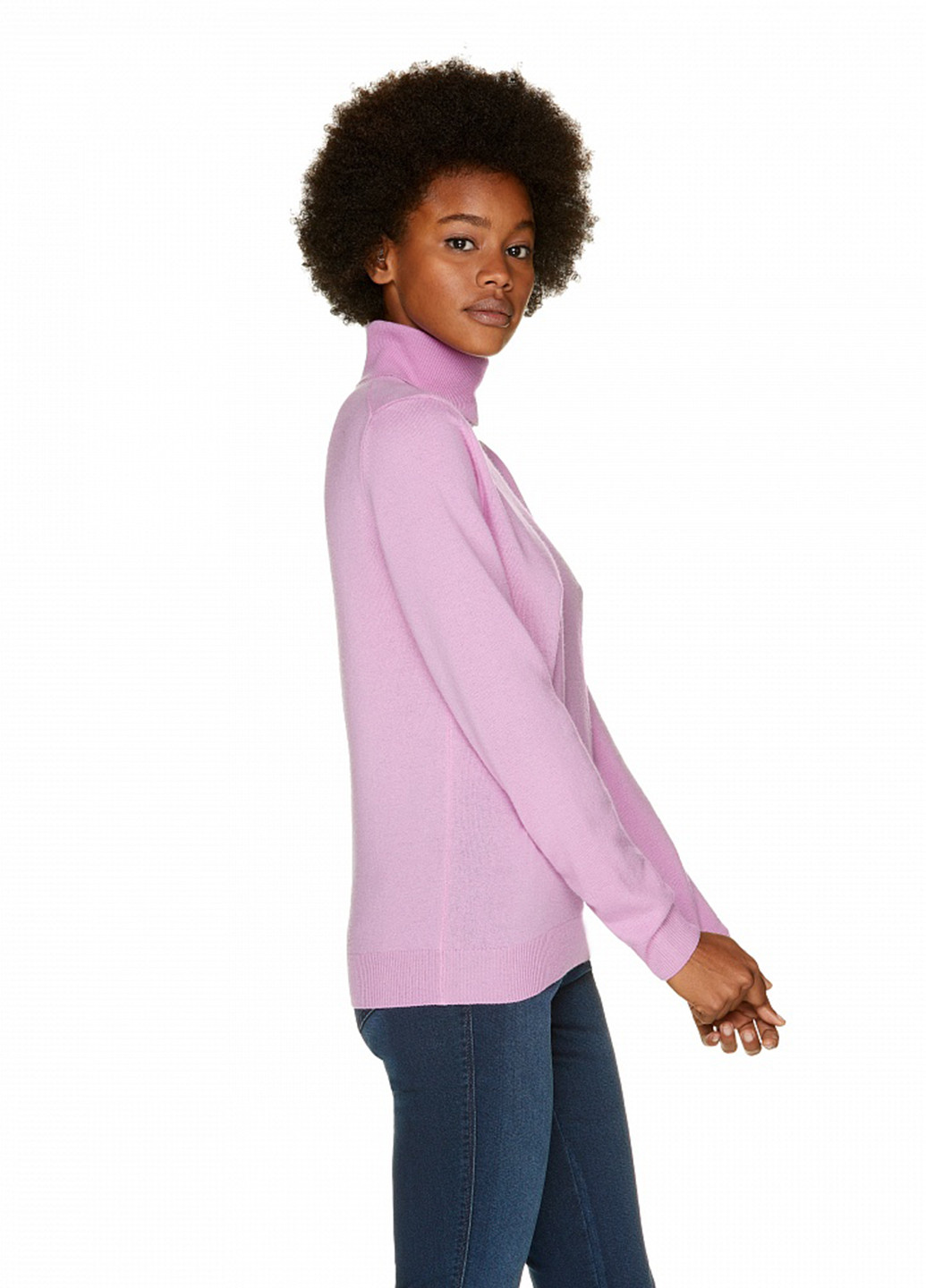 Бузковий демісезонний светр United Colors of Benetton