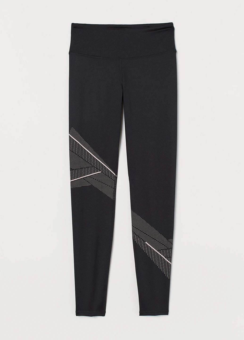 Черные демисезонные леггинсы H&M