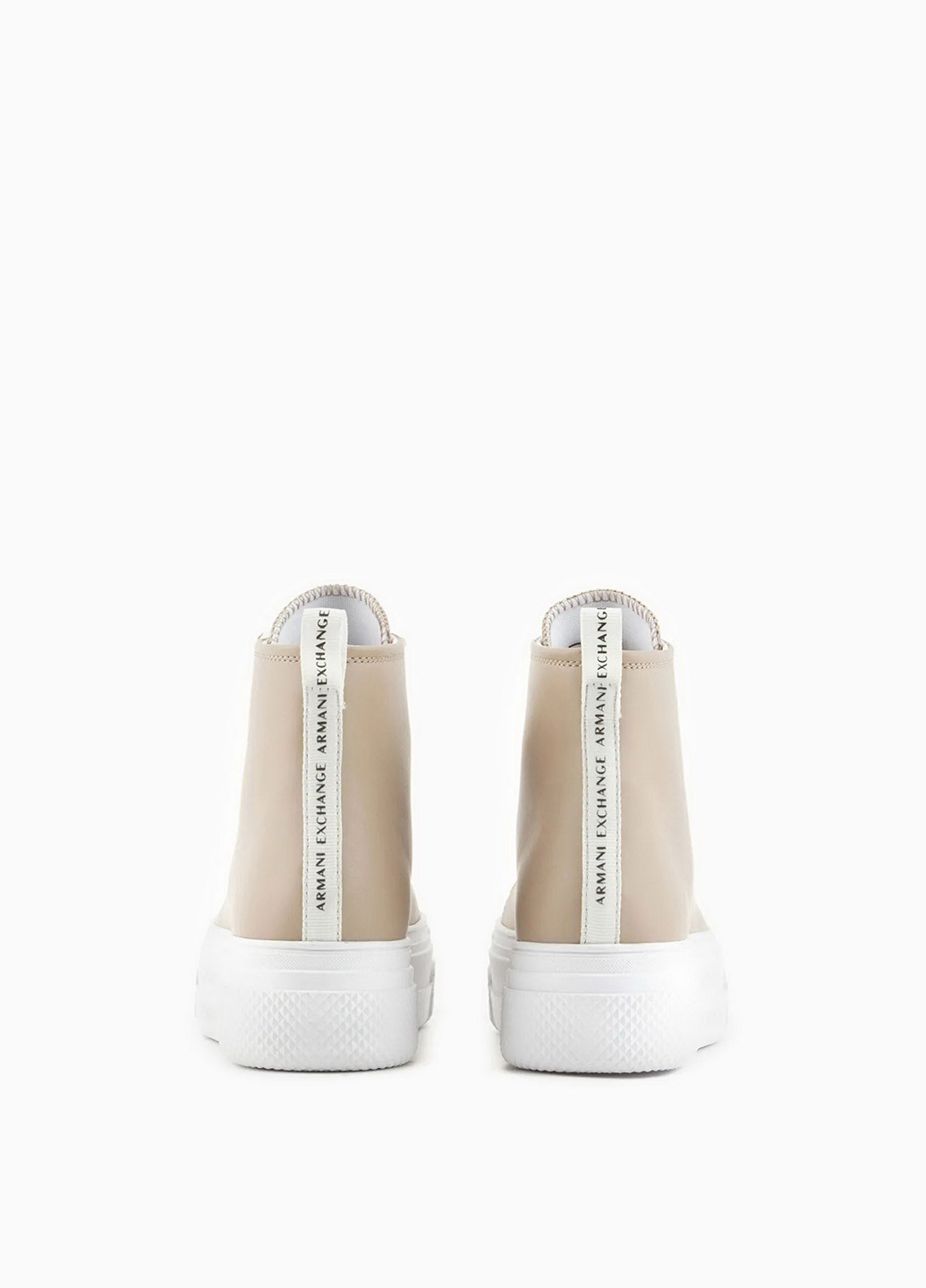 Бежевые кеды Armani Exchange