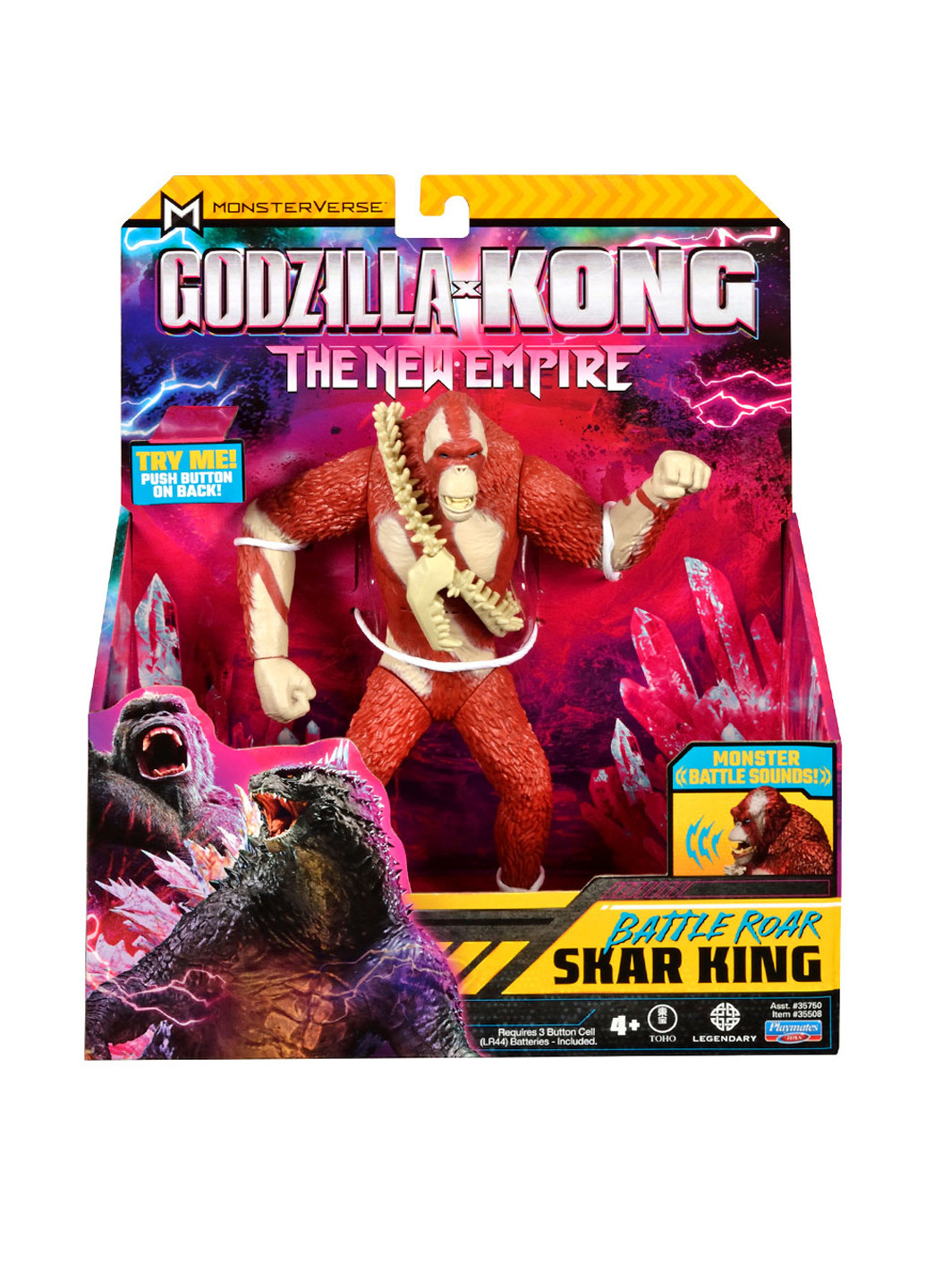 Фігурка Скар Кінг готовий до бою, 18 см Godzilla vs. Kong (296098362)