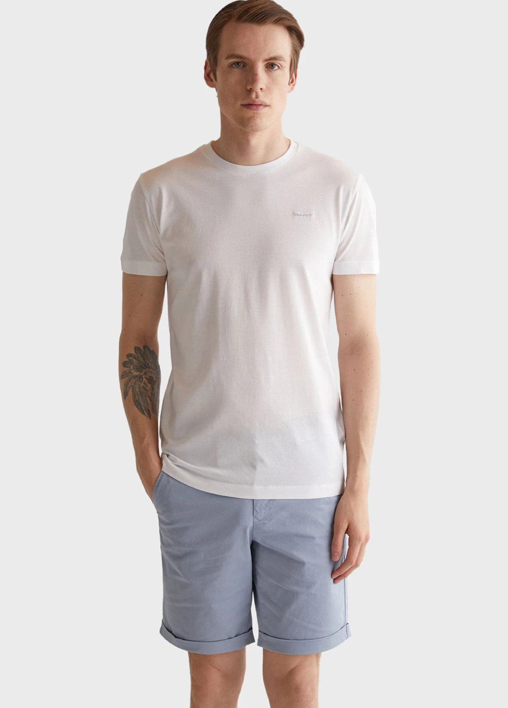 Белая футболка Gant