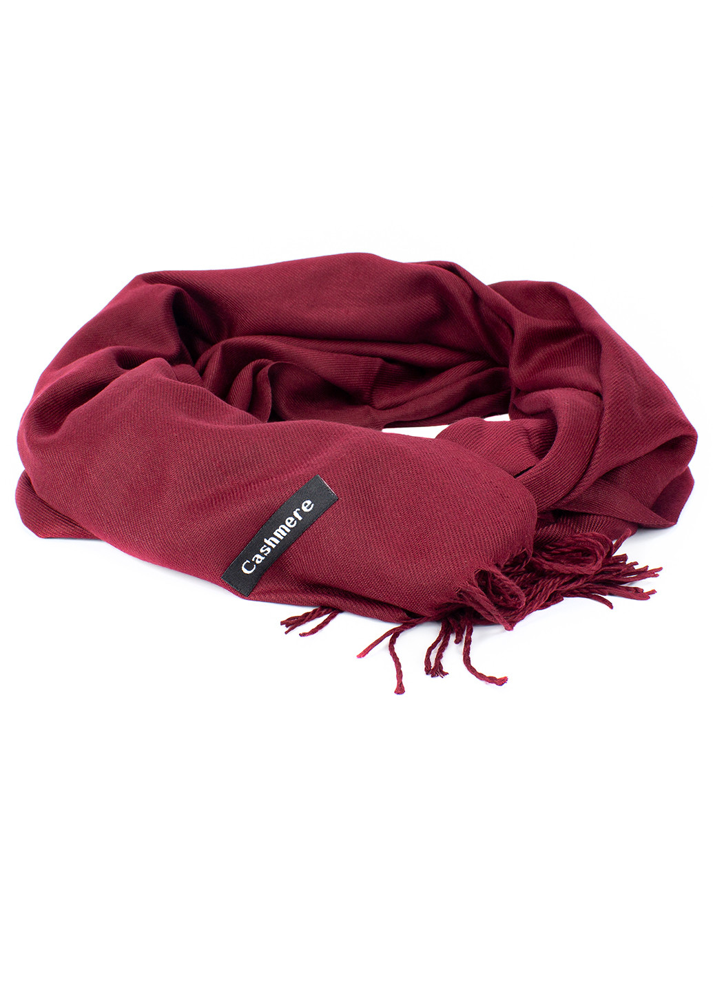 Женский кашемировый шарф, бордовый Cashmere s92007 (224977614)