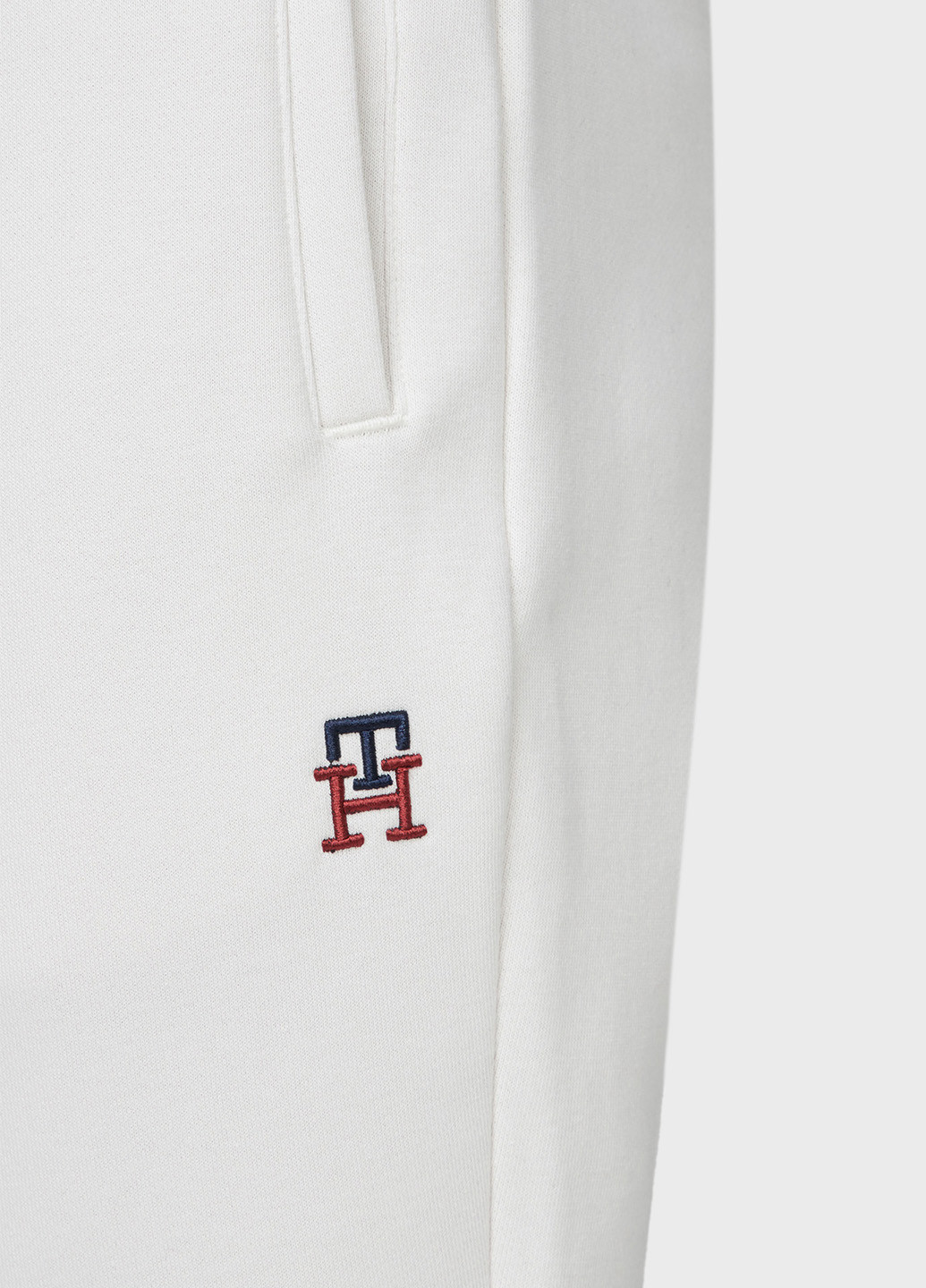 Белые кэжуал, спортивные демисезонные джоггеры брюки Tommy Hilfiger