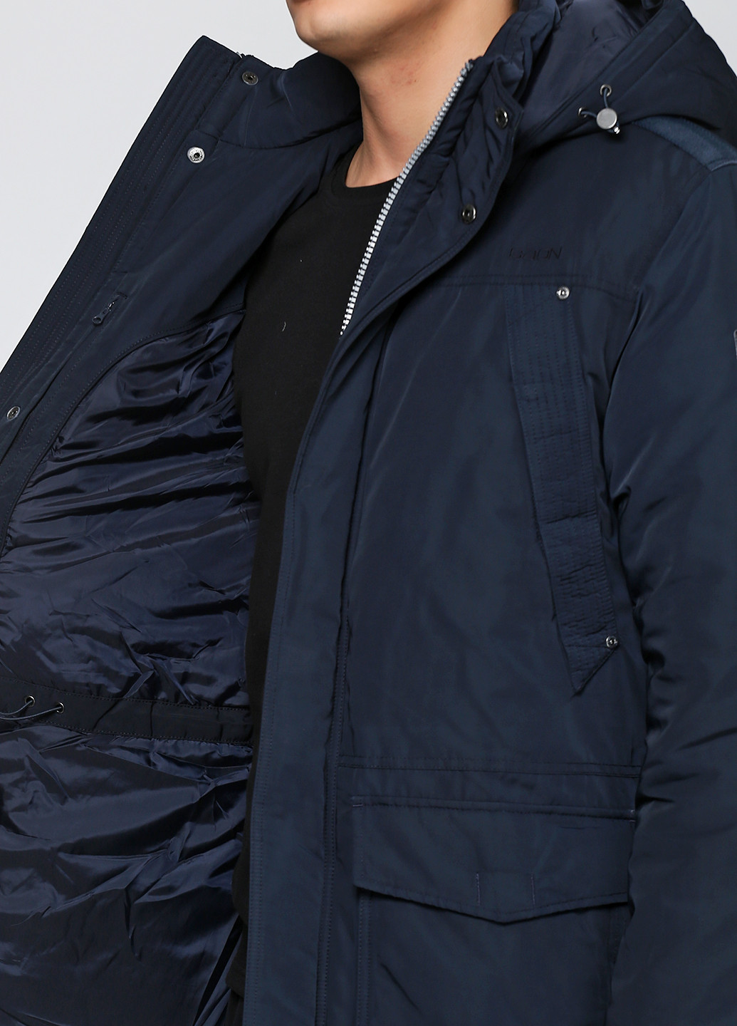 Темно-синяя зимняя куртка Baon