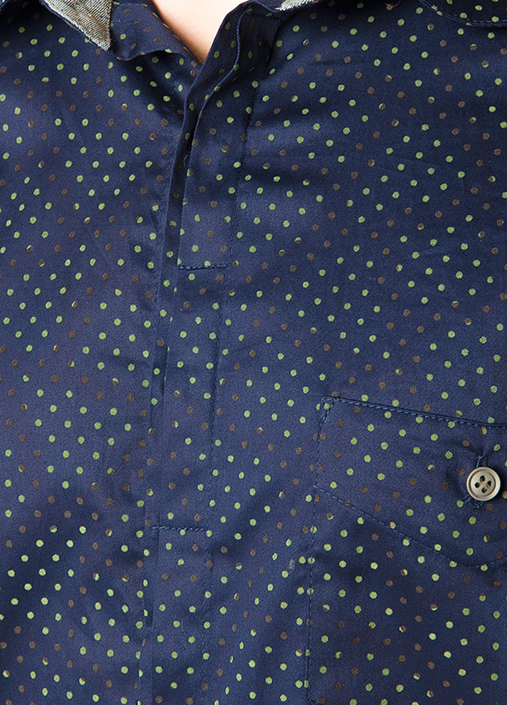 Темно-синяя кэжуал рубашка однотонная MR 520 с коротким рукавом
