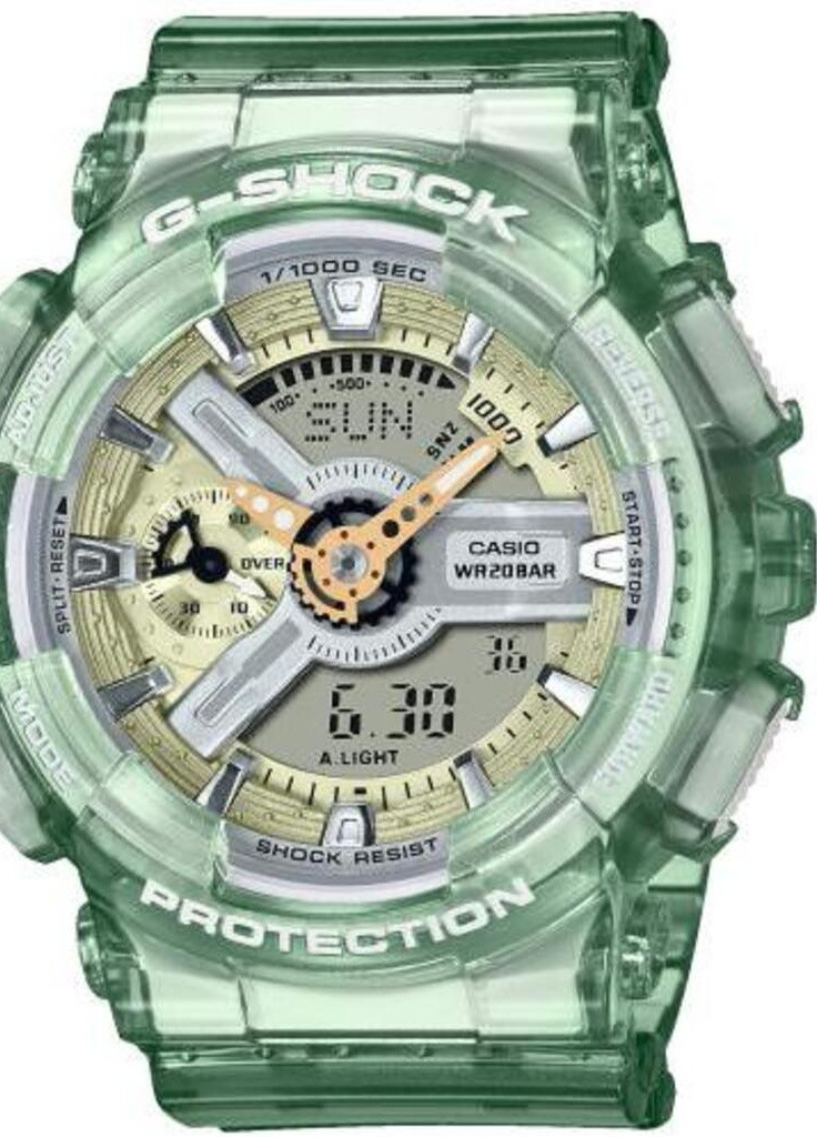 Часы GMA-S110GS-3AER кварцевые спортивные Casio (253051346)