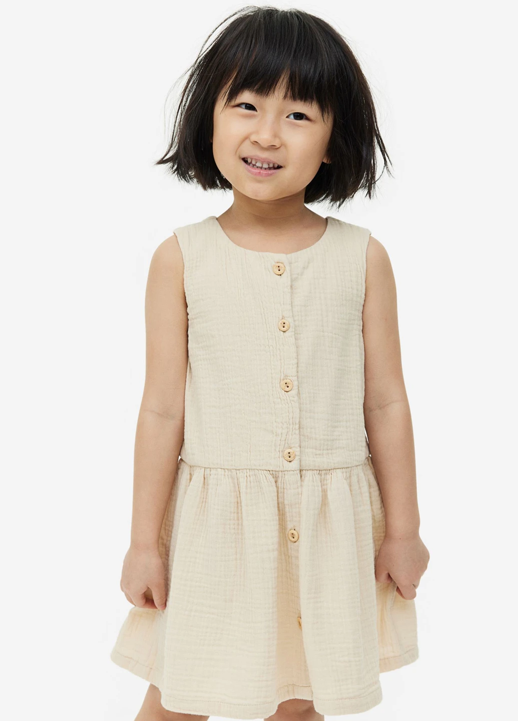 Бежевое платье H&M (273741838)
