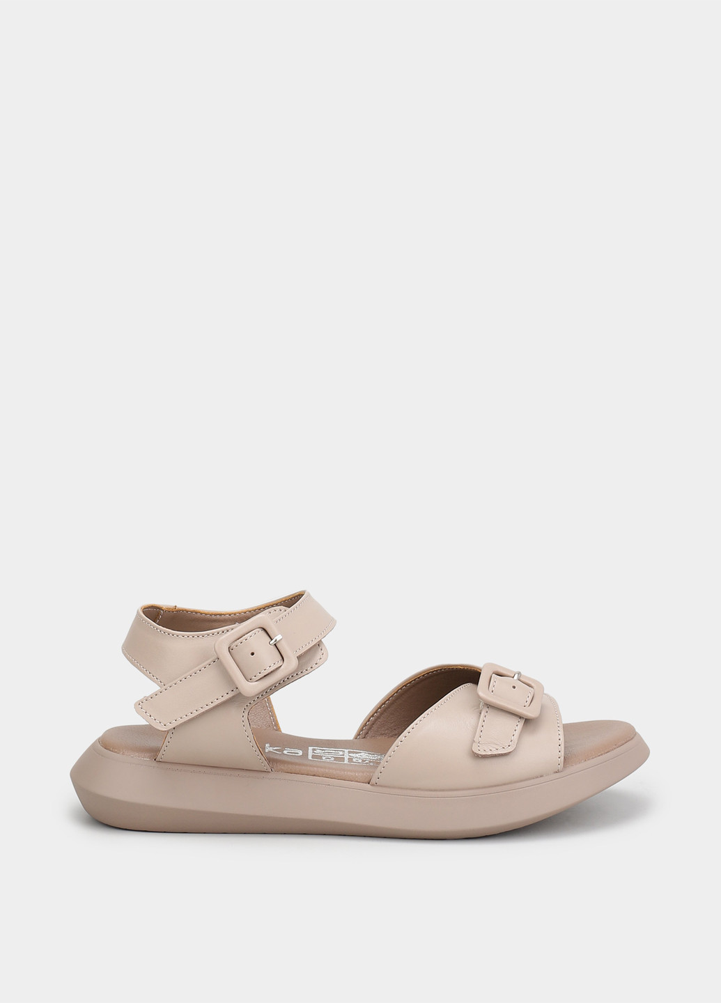 Бежевые босоножки Braska с ремешком